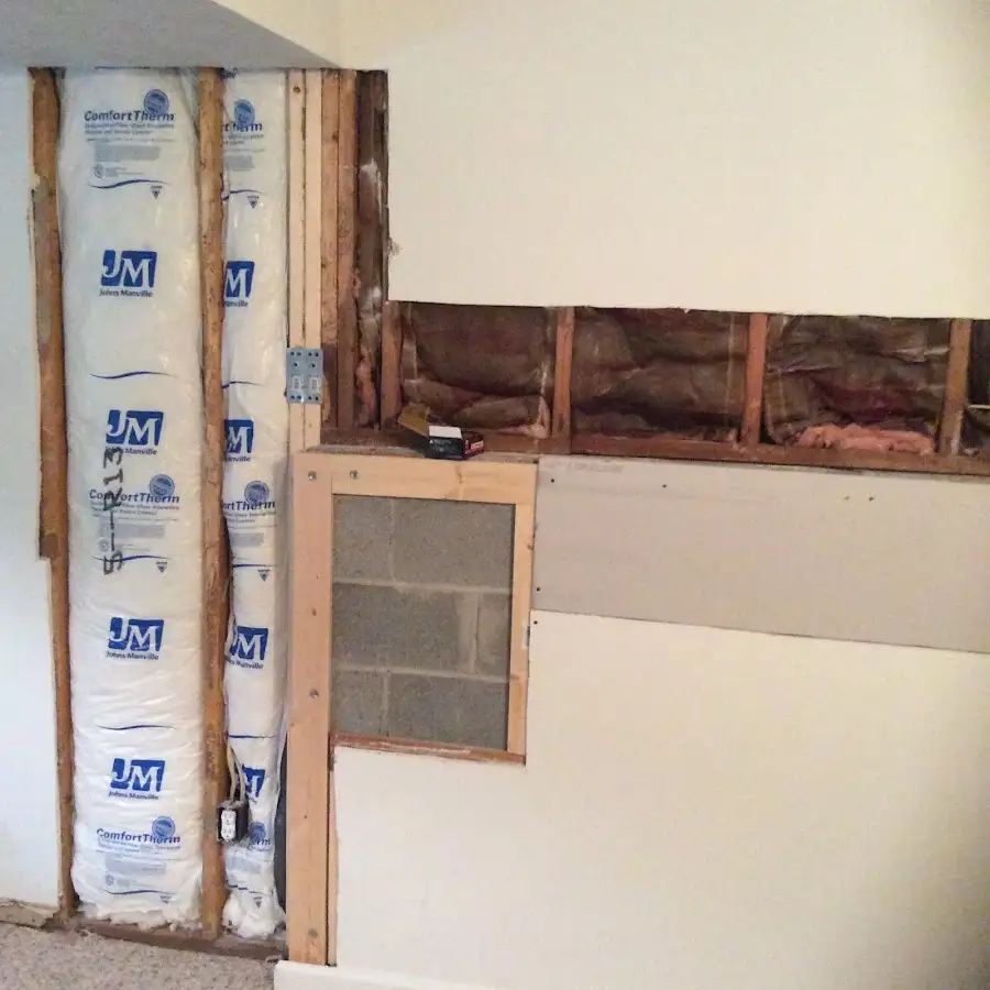 Wall insulation replacement during Odor Removal & Deodorization in Progress Village